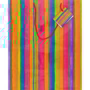 Unique- Burst Of Color Large Glossy Gift Bags 3 Assorted Designs 12