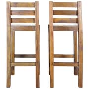 Vidaxl Bar Stools 2 Pcs Solid Reclaimed Wood Vidaxl Bar Stools 2 Pcs Solid Reclaimed Wood