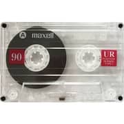 Maxell Ur 90 Normal Bias Blank Audio Recording Cassette Tape, Low Noise, 90 Minute Recording Time Maxell Ur 90 Normal Bias Blank Audio Recording Cassette Tape, Low Noise, 90 Minute Recording Time