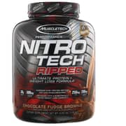 MuscleTech Nitro Tech Ripped Chocolate Fudge Brownie 4LB MuscleTech Nitro Tech Ripped Chocolate Fudge Brownie 4LB