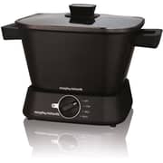 Morphy Richards Compact Square Slow Cooker 460751 Black Slow Cooker