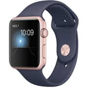 Apple Watch Series 1 - 42mm Rose Gold Aluminium Case with Midnight Blue Sport Band Apple Watch Series 1 - 42mm Rose Gold Aluminium Case with Midnight Blue Sport Band