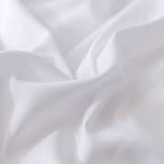 Luna Home Premium Collection King Size 6 Pieces Bedding Set Without Filler, Plain Snow White Color