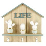 Key Holder House and Cactus Grey