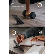 VRS Design Damda Glide Hybrid designed for Google Pixel 7 PRO case cover wallet [Semi Automatic] slider Credit card holder Slot [3-4 cards] & Kickstand - Black Groove