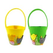 Easter Chick Felt Basket 27cm Assorted