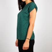 Dedicated Green Printed Round Neck Organic Cotton T-shirt Size M