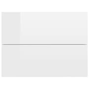 vidaXL Bedside Cabinets 2 pcs High Gloss White 40x30x30 cm Engineered Wood vidaXL Bedside Cabinets 2 pcs High Gloss White 40x30x30 cm Engineered Wood