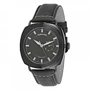 Tornado Black Leather Men Watch T8109-BLBB