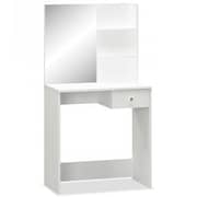 Vidaxl Dressing Table Engineered Wood 75x40x141 Cm White Vidaxl Dressing Table Engineered Wood 75x40x141 Cm White