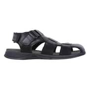 Woodland Men Black Leather Sandals 44 Woodland Men Black Leather Sandals 44