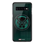 Marvel Green Logo Black Panther Samsung S10 Cover