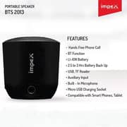 Impex Bluetooth Speaker BTS2013