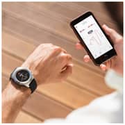 MyKronoz ZeTime Regular Original Brushed Silver/Black Silicone Flat