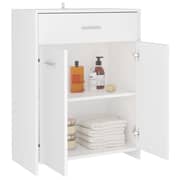 vidaXL Bathroom Cabinet White 60x33x80 cm Engineered Wood