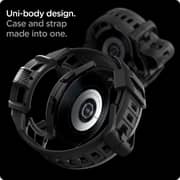 Spigen Rugged Armor Pro Designed For Samsung Galaxy Watch 4 Classic 46mm Case With Band - Black