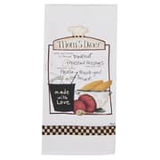 Kay Dee Designs Cotton Flour Square Sack Towel, 27-Inch, Mom's Diner Kay Dee Designs Cotton Flour Square Sack Towel, 27-Inch, Mom's Diner