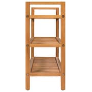 vidaXL Shoe Rack with 3 Shelves 100x27x60 cm Solid Oak Wood vidaXL Shoe Rack with 3 Shelves 100x27x60 cm Solid Oak Wood