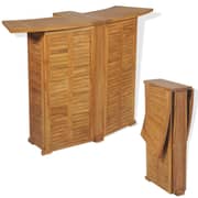 vidaXL Folding Bar Table 155x53x105 cm Solid Teak Wood vidaXL Folding Bar Table 155x53x105 cm Solid Teak Wood