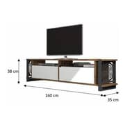 MERUSO TV Unit White/Oak 35x160x38