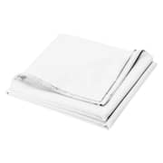 Kingtex Flat Sheet King 260x280cm Without Pillow cover White Kingtex Flat Sheet King 260x280cm Without Pillow cover White