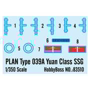 Hobby Boss 83510 Plan Type 039A Yuan Class Ssg 1/350