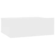 vidaXL Floating Nightstand White 40x30x15cm Engineered Wood vidaXL Floating Nightstand White 40x30x15cm Engineered Wood