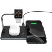 Adam Elements OMNIA Q3 3-in-1 Wireless Charging Station Black
