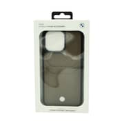 Bmw Signature Collection Genuine Leather Cases With Cardslot Embossed Pattern For Iphone 14 Pro Max Taupe