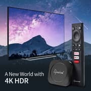 Dynalink 4K HDR Android TV Streaming Box- Black Dynalink 4K HDR Android TV Streaming Box- Black
