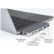 Hyper Drive GN28B Usb Hub 7in1 With Thurderbolt 3 Grey