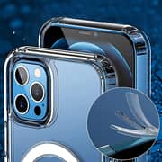 MARGOUN for iphone 14 pro Case Compatible with Magnetic Wireless Charging Case Clear designed Cover