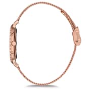 Omax Sparkle Collection Rose Gold Mesh Analog Watch For Women SPM02R68B