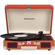 Crosley CR8005D-OR4 Cruiser Deluxe Bluetooth Turntable Orange Crosley CR8005D-OR4 Cruiser Deluxe Bluetooth Turntable Orange