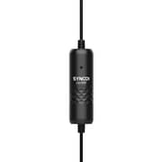 Synco Lavalier Omnidirectional Collar Microphone with Cable Black
