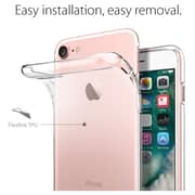 Spigen Liquid Crystal [2nd Generation] designed for iPhone SE 3 case cover (2022)/iPhone SE case (2020)/iPhone 8 case/iPhone 7 case - Crystal Clear