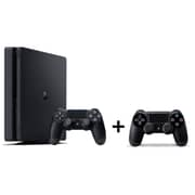 Sony PS4 Slim Gaming Console 1TB Black With 2 Controllers + 3 Assorted Game Sony PS4 Slim Gaming Console 1TB Black With 2 Controllers + 3 Assorted Game