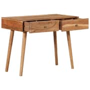 vidaXL Desk 100x51x76 cm Solid Acacia Wood