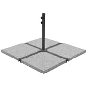 Vidaxl Umbrella Weight Plate Granite 25 Kg Square Grey Vidaxl Umbrella Weight Plate Granite 25 Kg Square Grey