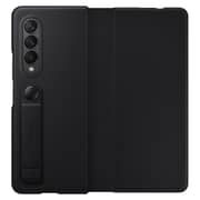 Samsung Galaxy Z Fold3 5G Leather Flip Stand Cover Black