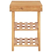 vidaXL Shoe Rack 70x32x46 cm Solid Acacia Wood vidaXL Shoe Rack 70x32x46 cm Solid Acacia Wood