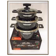 Zigma Granite Cookware Set Blue 6pcs