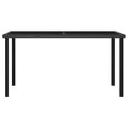 Vidaxl 7 Piece Garden Dining Set Poly Rattan Black Vidaxl 7 Piece Garden Dining Set Poly Rattan Black