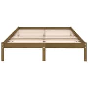 Vidaxl Bed Frame Honey Brown Solid Wood Pine 200x200 Cm Vidaxl Bed Frame Honey Brown Solid Wood Pine 200x200 Cm