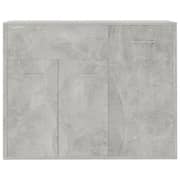 vidaXL Sideboard Concrete Grey 88x30x70 cm Engineered Wood vidaXL Sideboard Concrete Grey 88x30x70 cm Engineered Wood