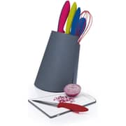 Colourworks Knife Block and Chopper 7pc Set Colourworks Knife Block and Chopper 7pc Set