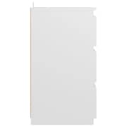 Vidaxl Bed Cabinet White 40x35x62.5 Cm Chipboard Vidaxl Bed Cabinet White 40x35x62.5 Cm Chipboard
