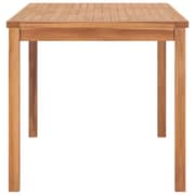 Vidaxl Garden Dining Table 140x80x77 Cm Solid Teak Wood Vidaxl Garden Dining Table 140x80x77 Cm Solid Teak Wood