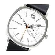 Skagen Rungsted Black Leather Men Watch SKW6256