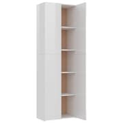vidaXL Office Cabinet High Gloss White 60x32x190 cm Engineered Wood vidaXL Office Cabinet High Gloss White 60x32x190 cm Engineered Wood